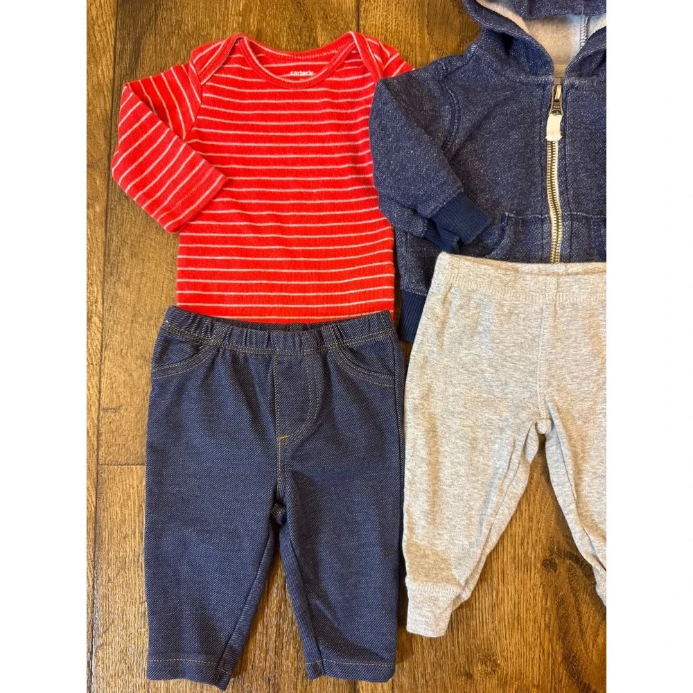 Carters Baby Boy Clothes 3 Months Outfits Pants Shirts Hoodie‎ Jacket Bundle Dog